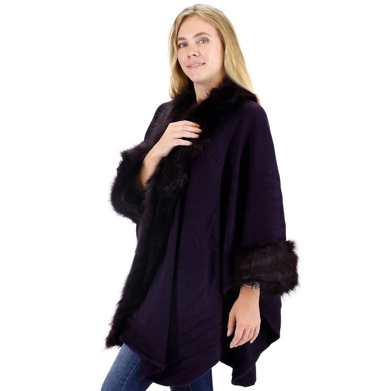 TAPA fashion – wholesale Päls/fuskpäls - Dam – Päls Sjal Lång SH921 (2ST)3