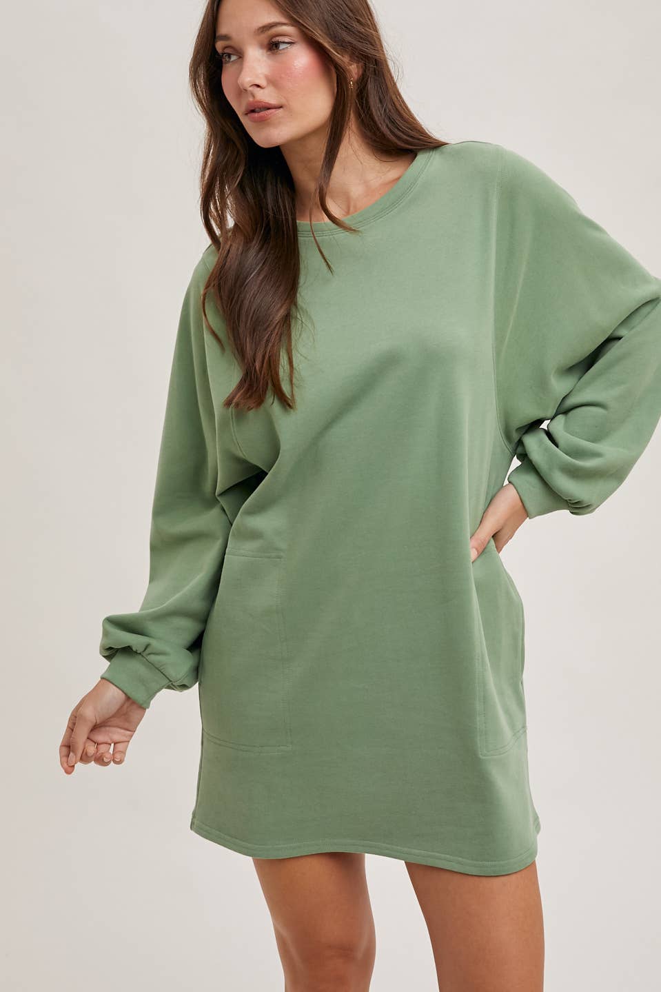 Bluivy - Vente Robe – femme - Robe mini en french terry10