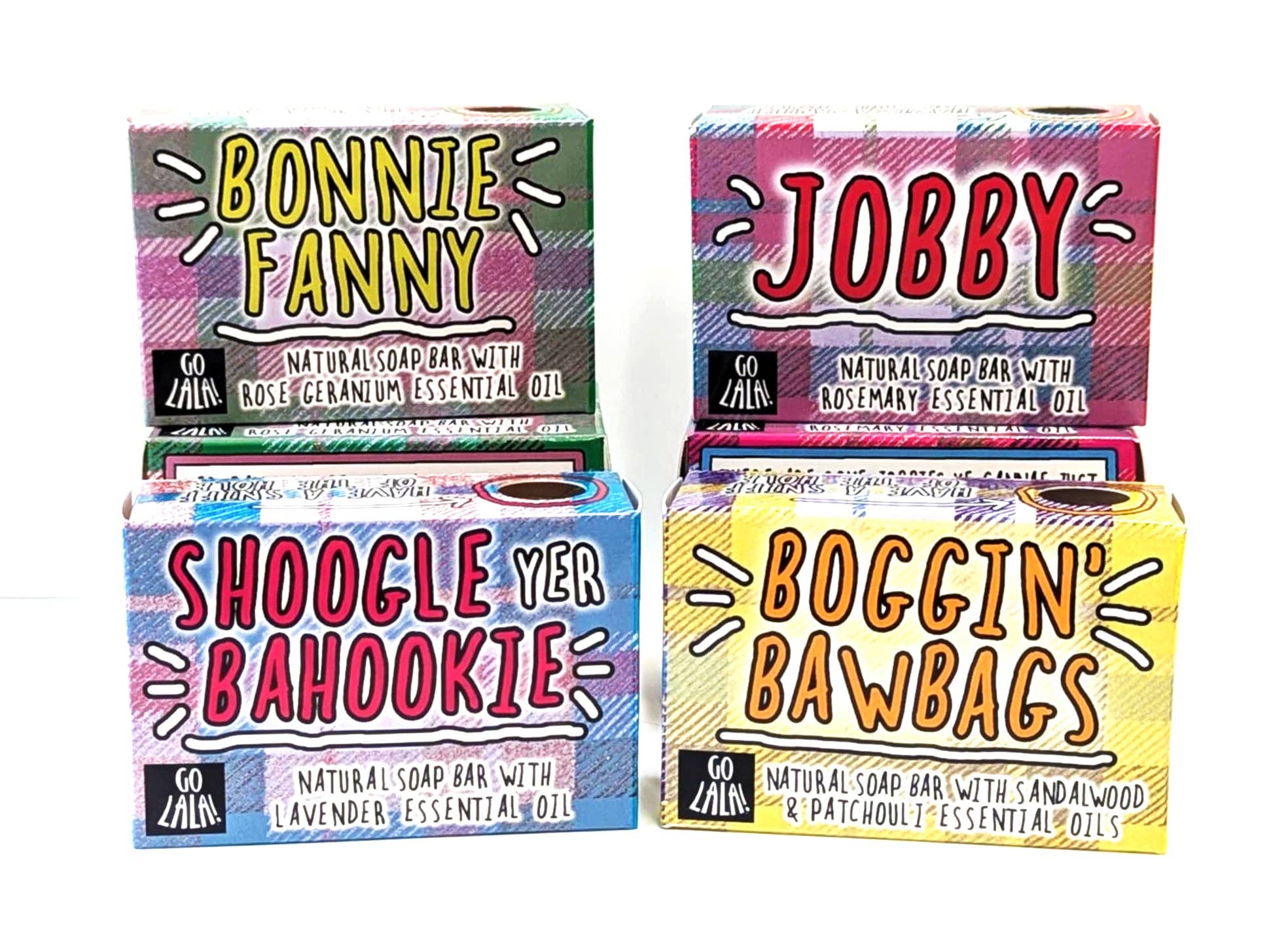 Go La La – wholesale Bar Soap – Boggin' Bawbags Scottish Soap Sandalwood Patchouli Funny3