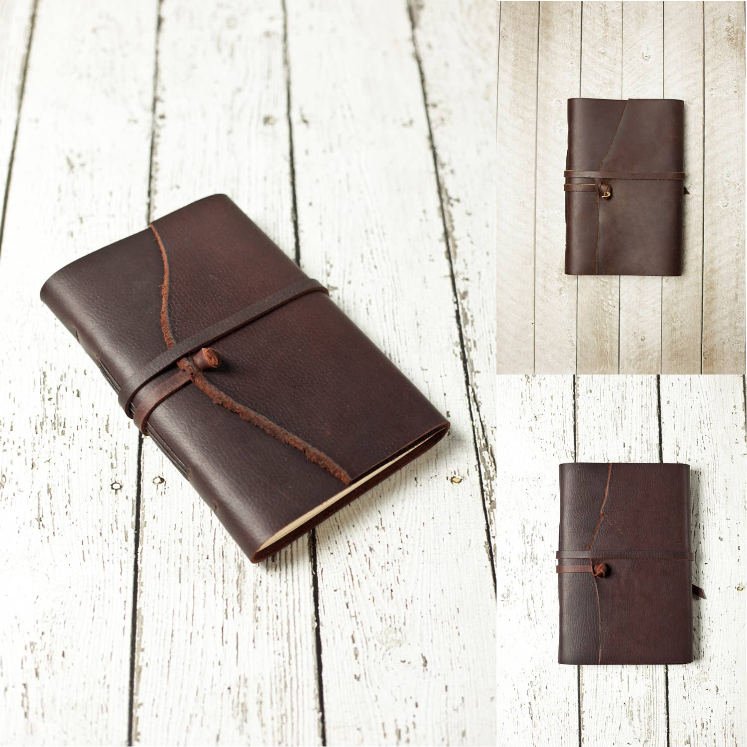 Wayfaring Goods - Vente Journal intime - Grand journal en cuir rustique6
