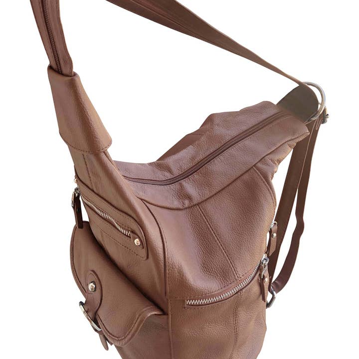 Roma Leathers, Inc. - Wholesale Backpack - Women's - 3611H cowhide leather back pack6
