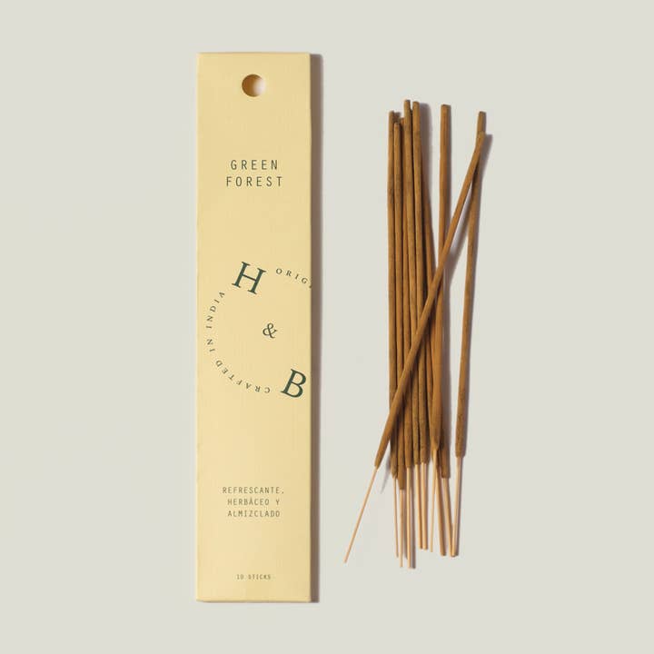 H&B Incense - Vendita all'ingrosso Incensi - Incenso Green Forest (certificato)