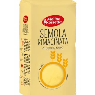 Molino Rossetto - Wholesale Flour - DURUM WHEAT RE-MILLED SEMOLINA - 1KG