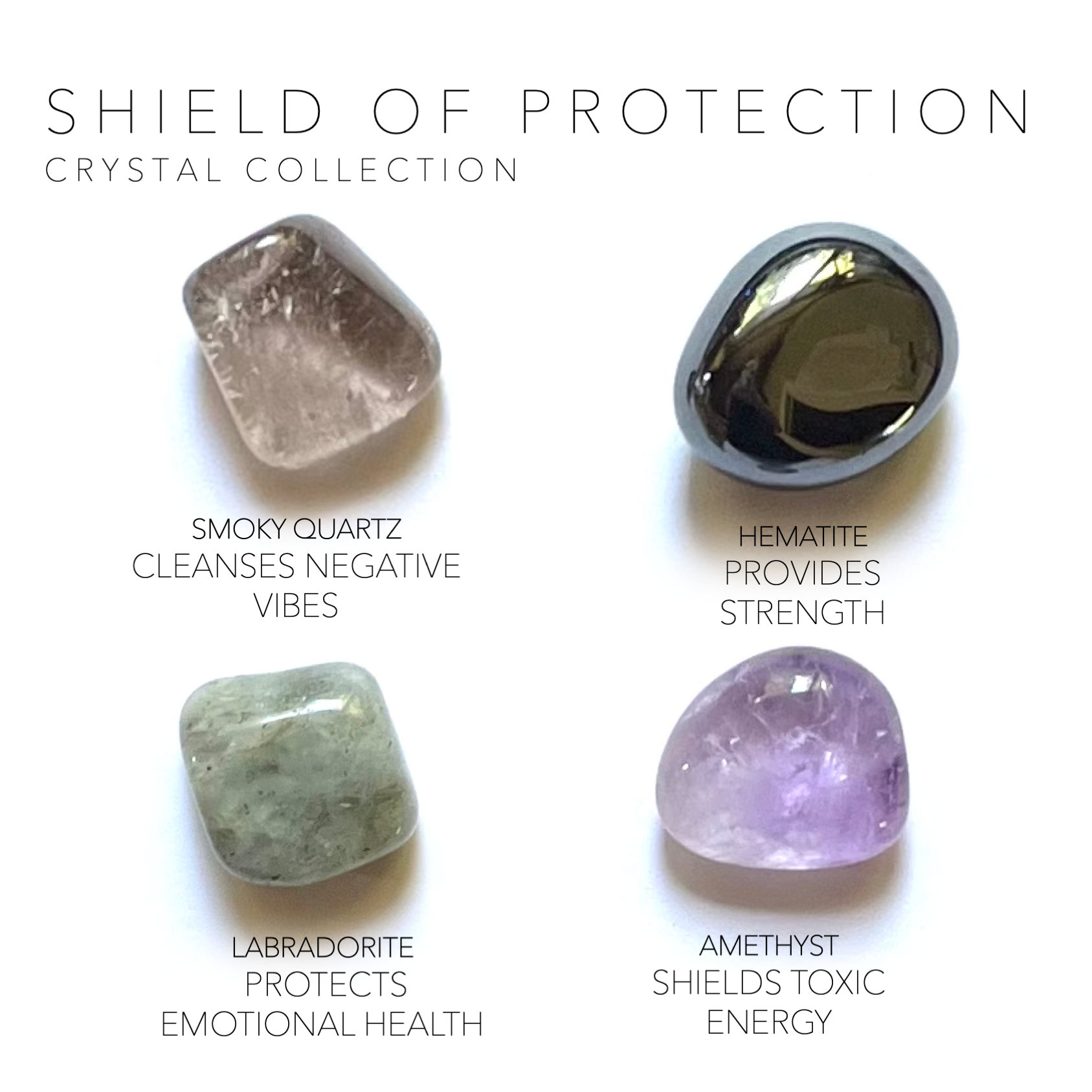Crystal Grids - Wholesale Spiritual Stone/Crystal - SHIELD OF PROTECTION Rox Box - Crystals and Stones gift1