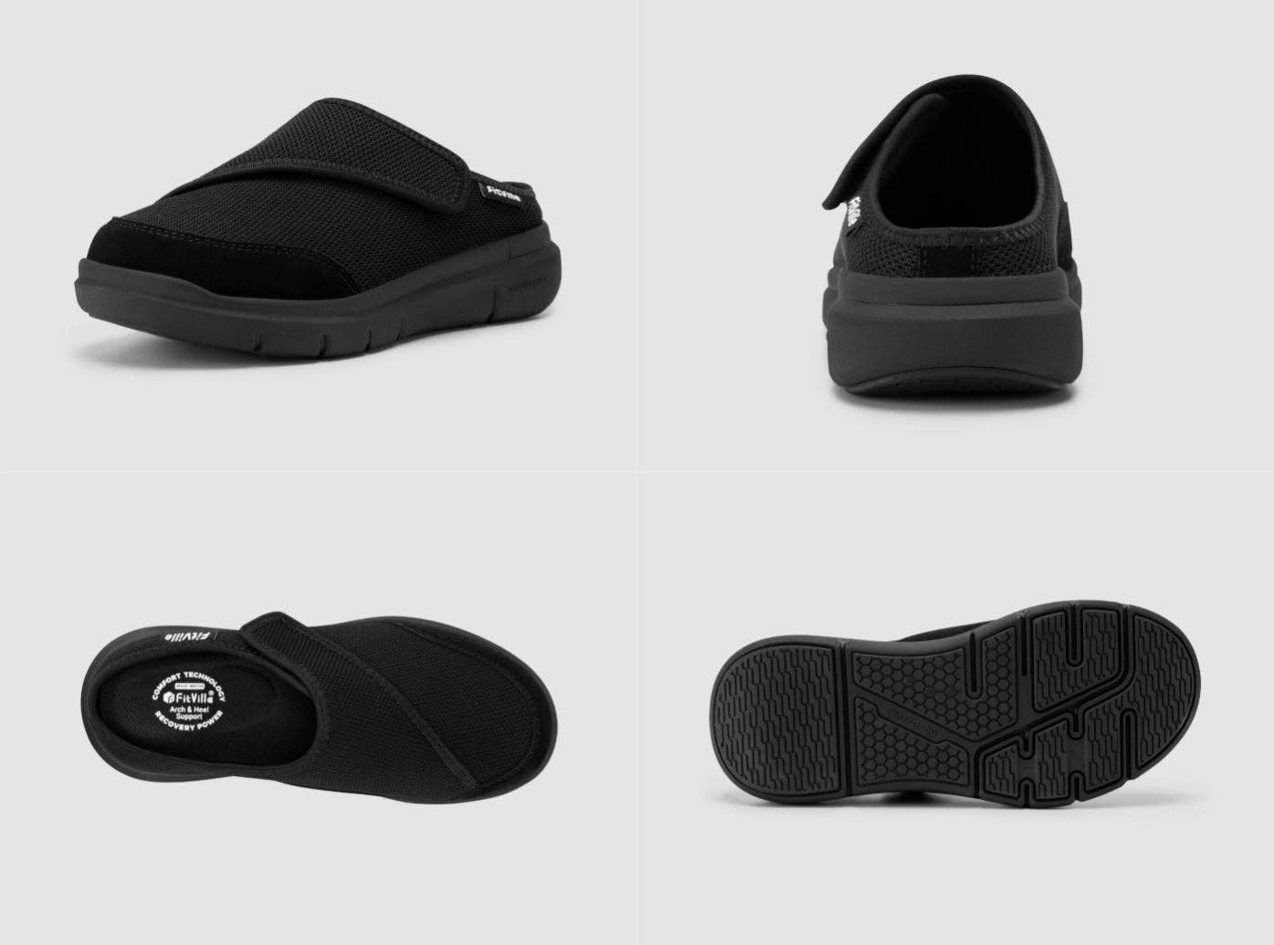 FitVille - Vente Chaussons – femme - Pantoufles FitVille EasyTop pour femmes diabétiques V512