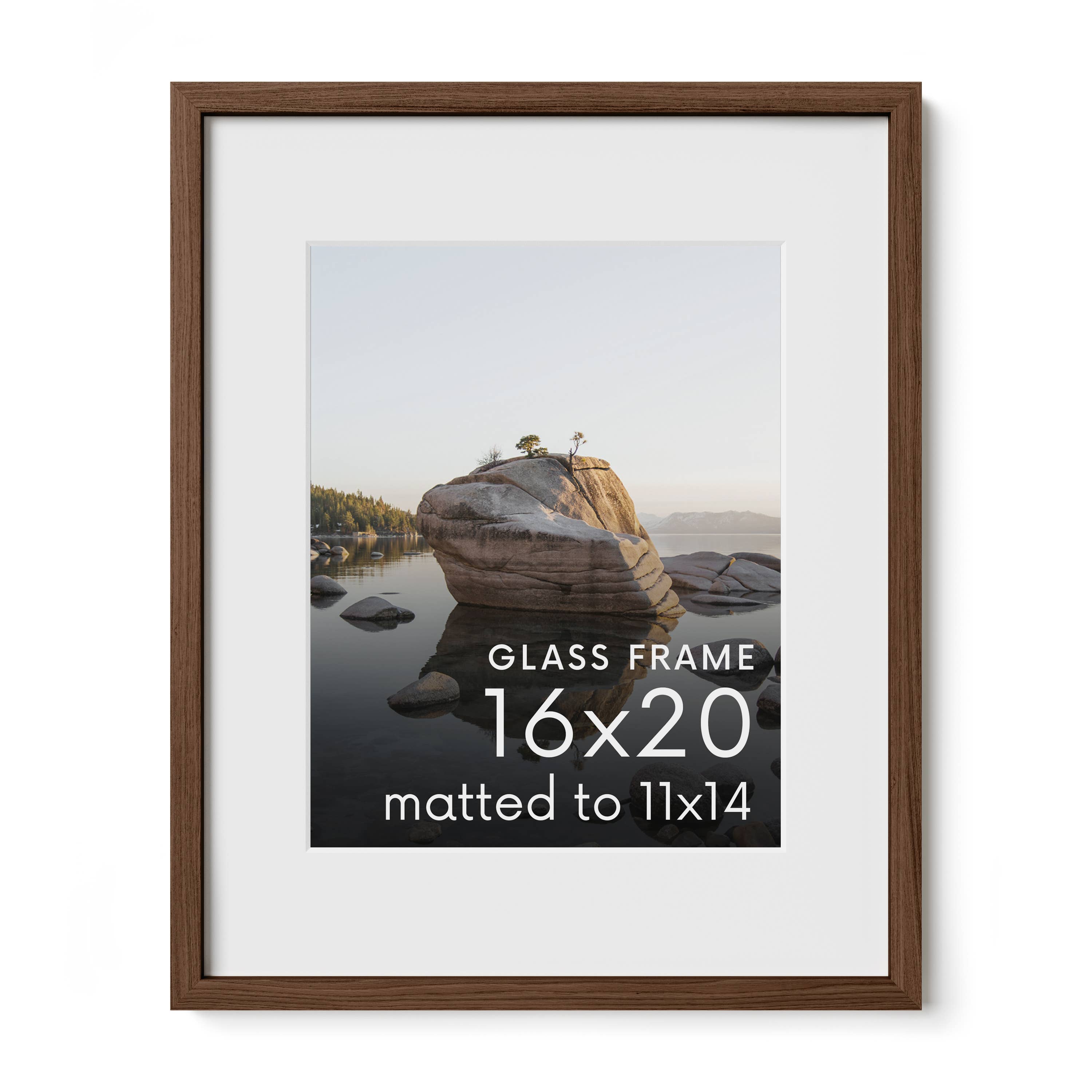Haus and Hues - Wholesale Picture Frame - Walnut Oak Frame with Glass14