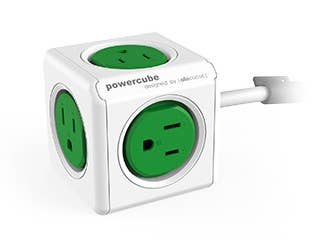 Allocacoc DesignNest - Venta al por mayor Adaptador de corriente - PowerCube Extended - Protector contra sobretensiones de 5 tomas con cable de 1,5 m2