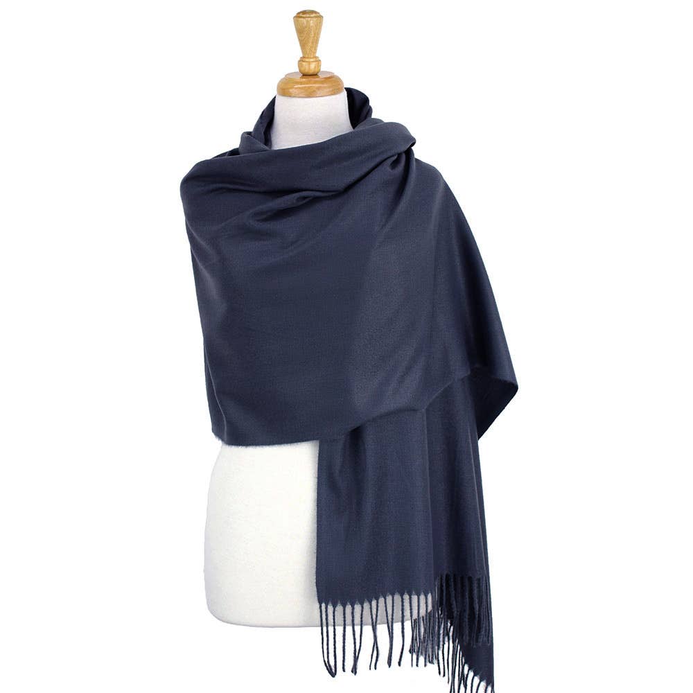 Sensibling Corp. - Wholesale Scarf - Women's - Solid Cashmere Blend Soft Wrap Shawl Scarf54
