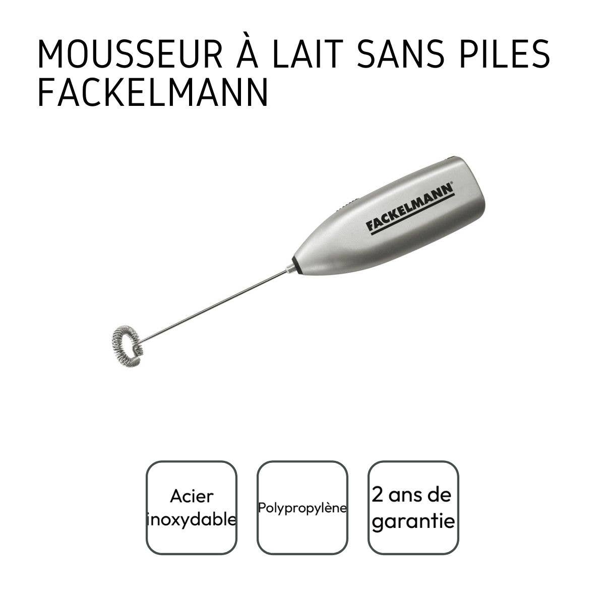 Fackelmann – wholesale Köksverktyg/-pryl – Fackelmann elektrisk mjölkskummare3