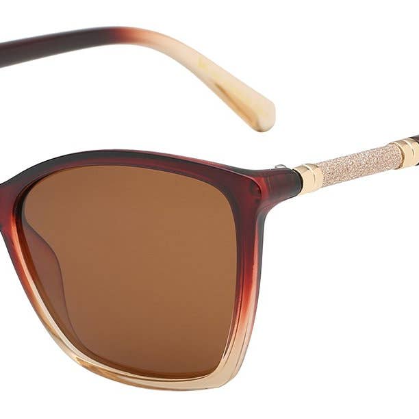 Luna Sunglasses – wholesale Solglasögon - Dam – Unisex solglasögon med vacker fyrkantig polymerram5