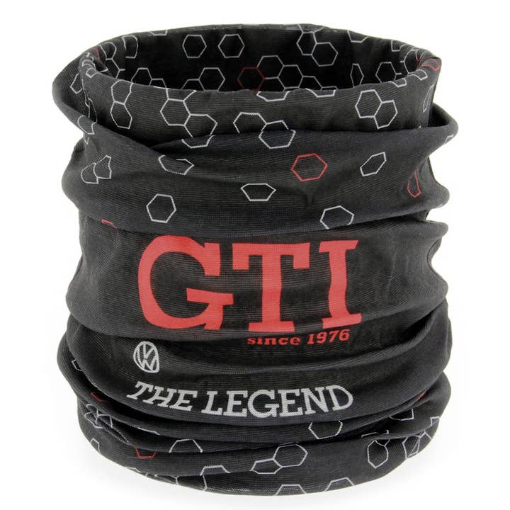 VW Collection by BRISA - Wholesale Scarf - Unisex - VW GTI Sport Leisure Tube Scarf Gaitor Mask Headwear - BK