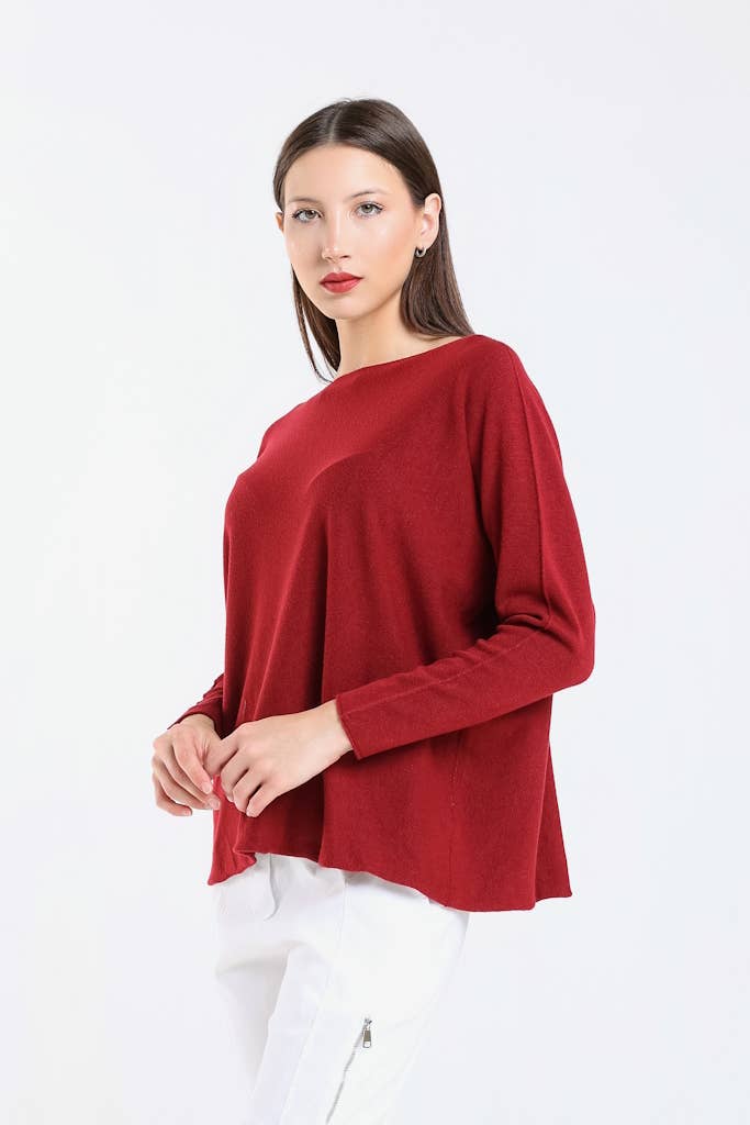 TINA Stephens Italy/Tees By Tina - Wholesale Knit Sweater - Women's - Laurin Seriously Soft Jewel Neck Sweater (BLS425)18
