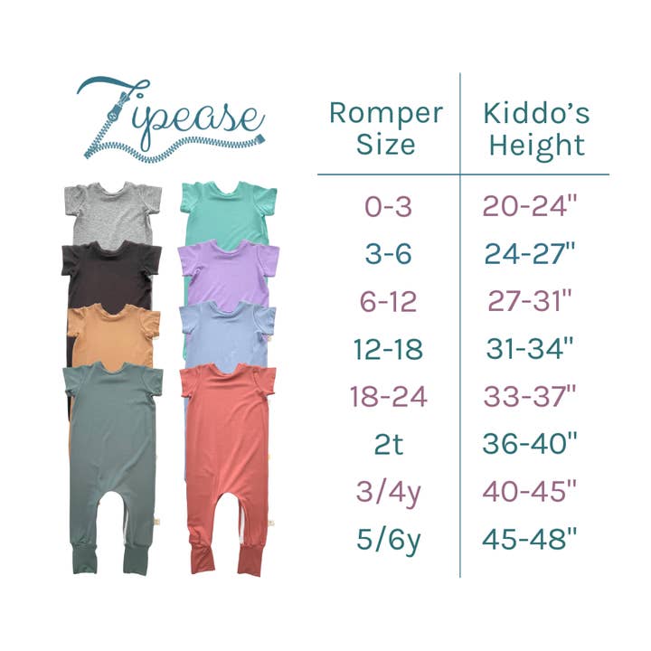 Zipease - Wholesale Jumpsuit - Kids - Ocean Bamboo Lyocell Romper with G-Tube Access4