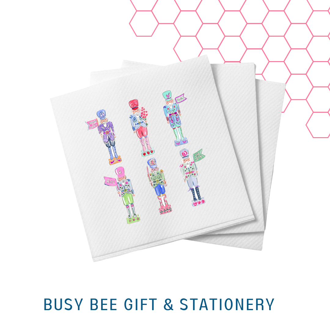 Busy Bee Gift - Wholesale Disposable Napkin - Nutcracker Christmas Cocktail Napkins | Set of 200