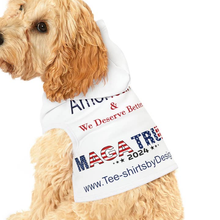 We Are Americans Pet Hoodie für den Großhandel von Tee-Shirts By Design