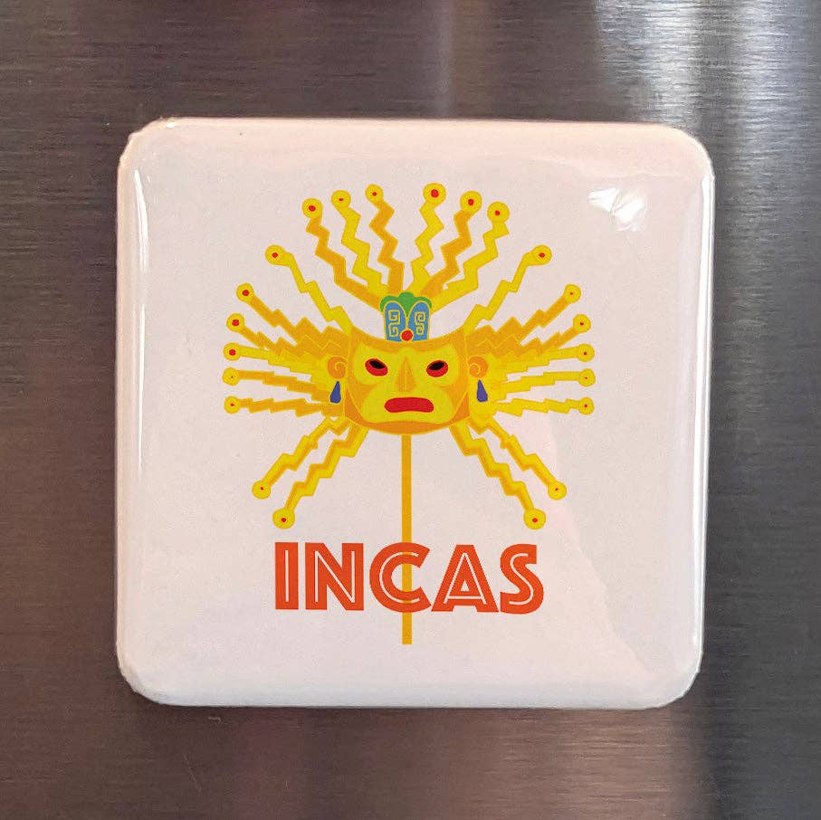 PhiloPerse - Wholesale Magnet - Inca Mask Fridge Magnet0