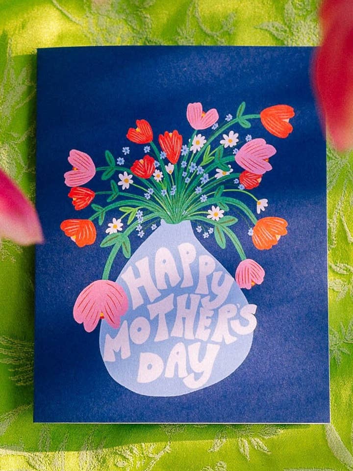 happy mother's day flowers card for wholesale by Bouquet of Joy