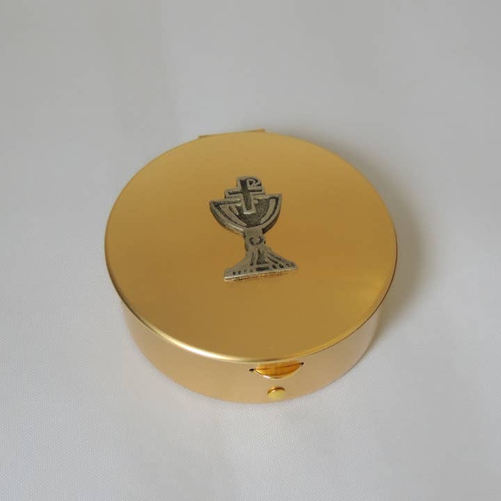 Abbey & CA Gift - Wholesale Decorative Box - Pewter Chalice Pyx