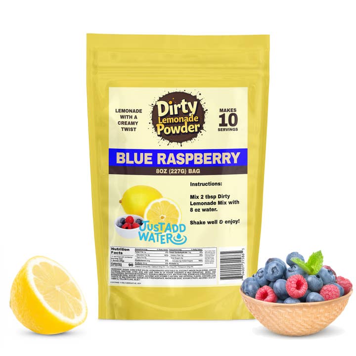 Blue Raspberry Dirty Lemonade Powder - Just Add Water for wholesale by Dirty Soda Powder