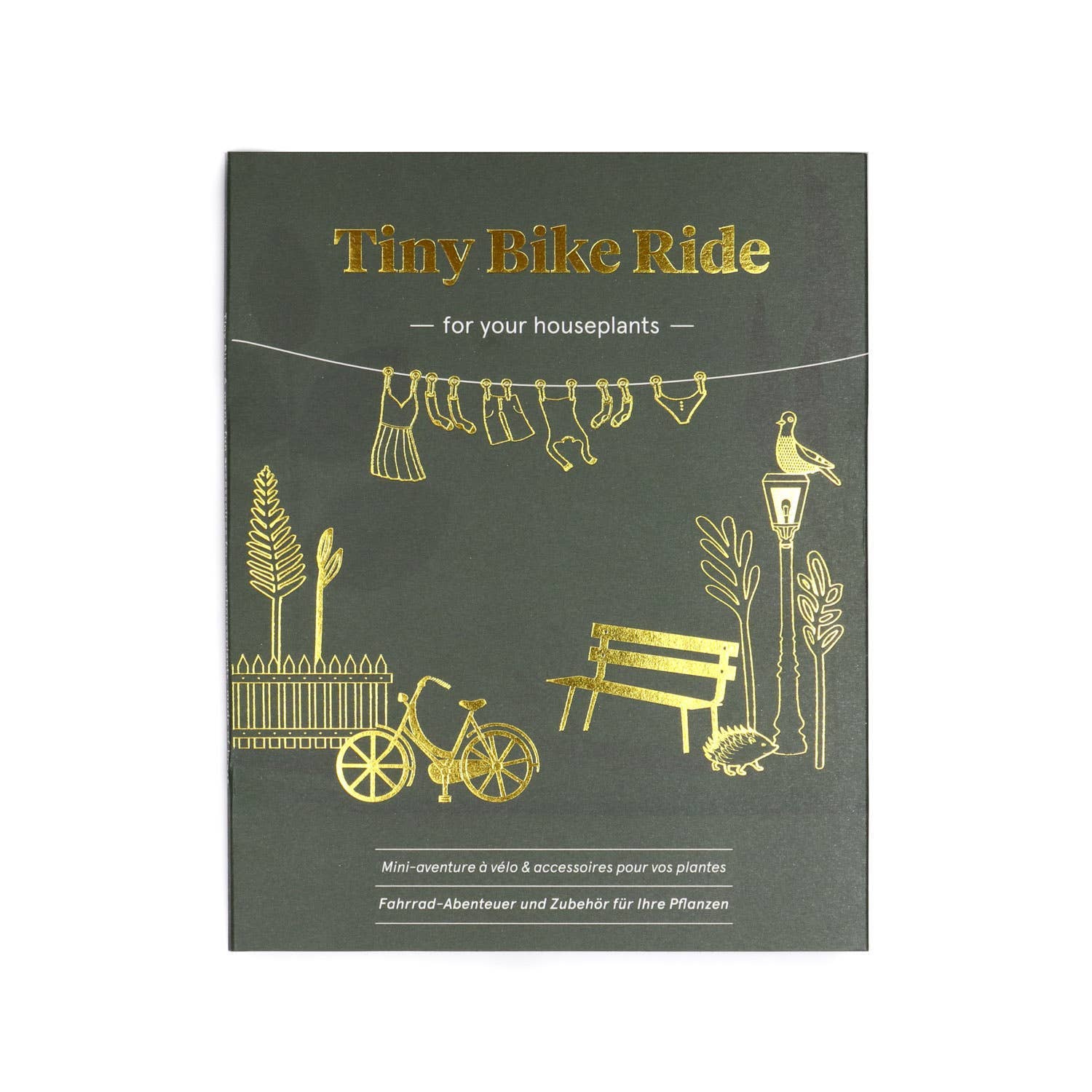Botanopia USA - gifts , decor and cards for plant lovers - Wholesale Garden/Lawn Stake - Tiny Bike Adventure for your plants6