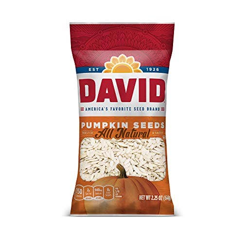 Shop The King - Wholesale Seeds/Kernels - DAVID Seeds Pumpkin Seed 2.5 oz Single Bag0