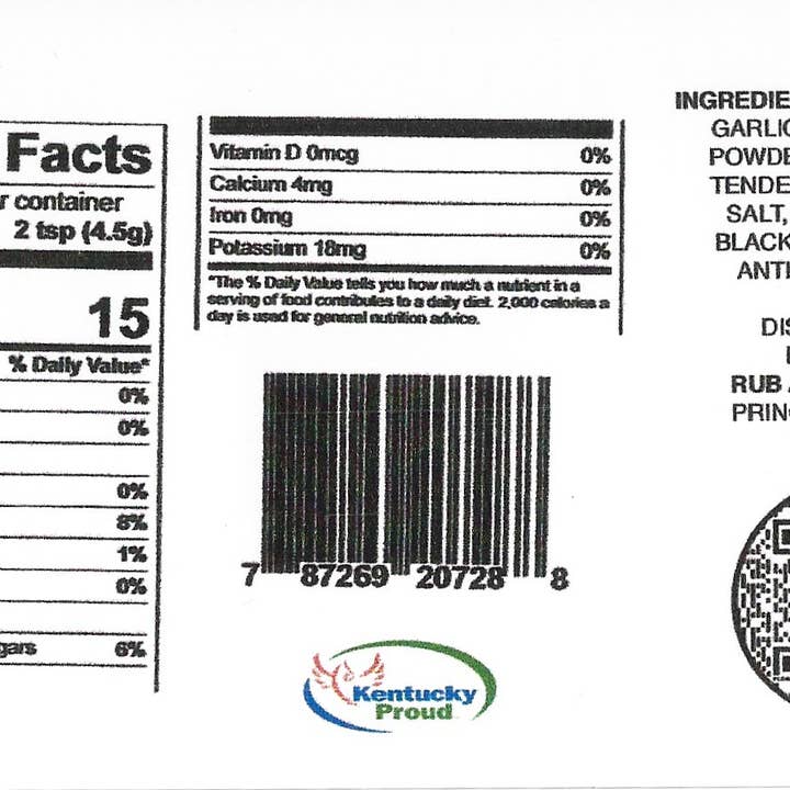 Bad Bandit Rub and Seasoning - Wholesale Rub - 11 oz. MILD Shaker1