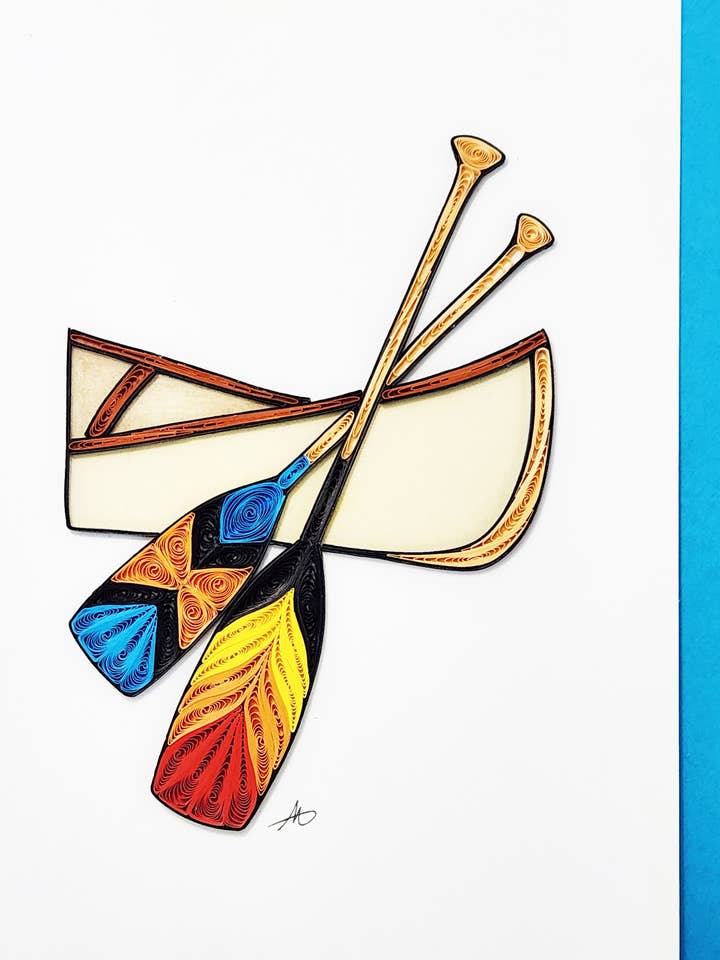 #706 Remo en canoa para venta al por mayor de Iconic Quilling
