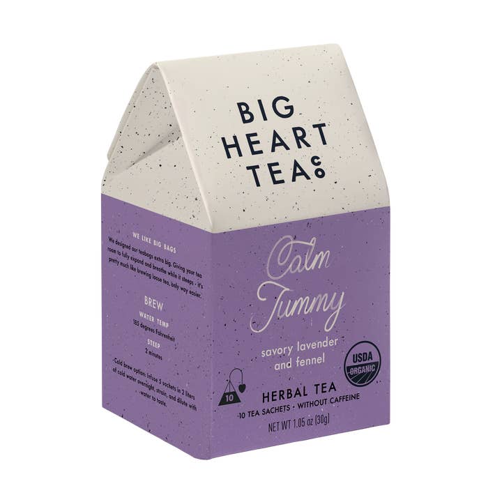 Beruhigender Magen, 10 Teebeutel für den Großhandel von Big Heart Tea Co.