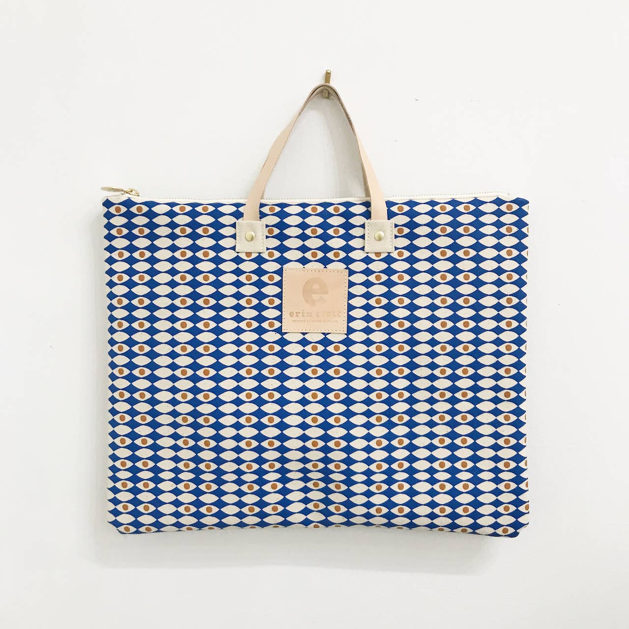 Erin Flett - Wholesale Tote Bag - Women's - ROYAL THIRD EYE COATED CANVAS FOLDER BAG0