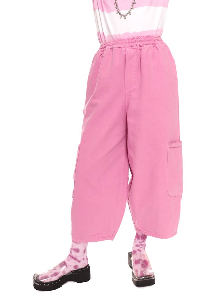 meals - Wholesale Pants - Unisex - Donut Box Pink Chef Pant2