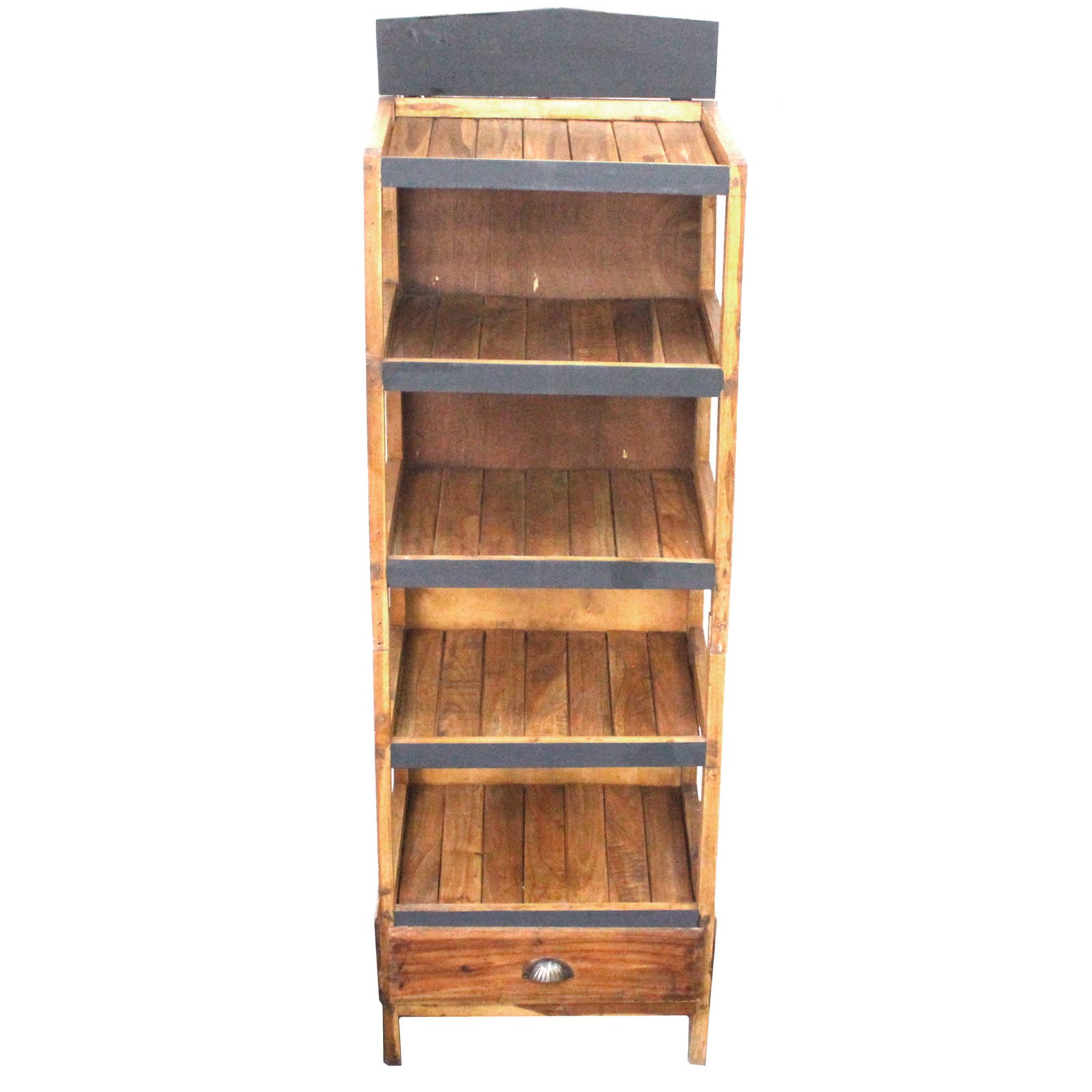 AW Artisan - Wholesale Bottle and Shot Glass Display - Recycled teak wood bath bomb display2