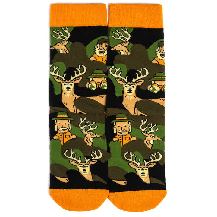 Lavley - Wholesale Socks - Unisex - I Like Big Bucks Hunting Socks1
