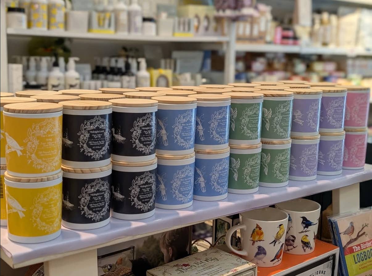 Feather & Flame Inc - Vendita all'ingrosso Candela in vasetto - "Luna di Mezzanotte" - Candela in Cera di Soia al 100% Tabacco Cielo Notturno9