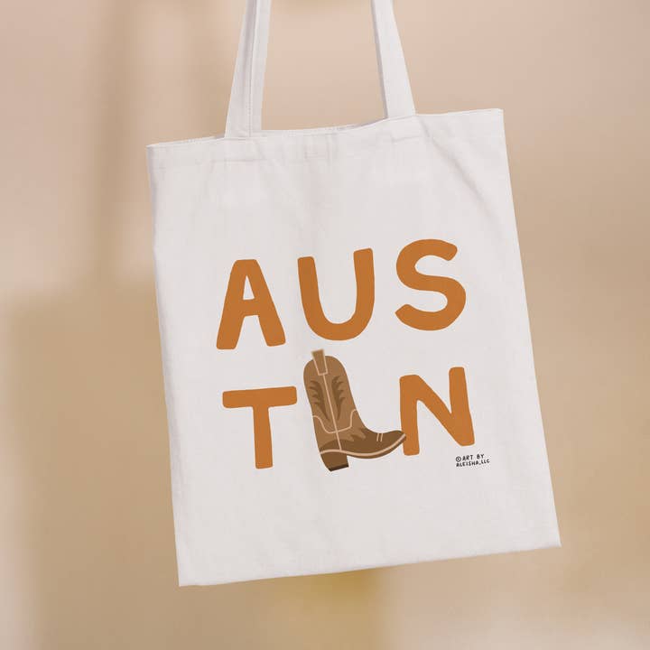 Austin City Name Tote for wholesale by By Aleisha