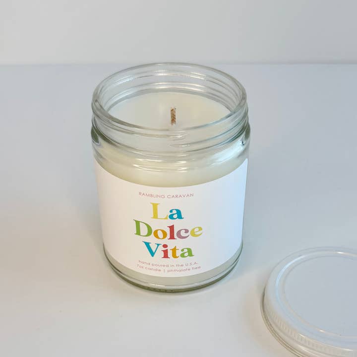 White La Dolce Vita Candle for wholesale on Faire2