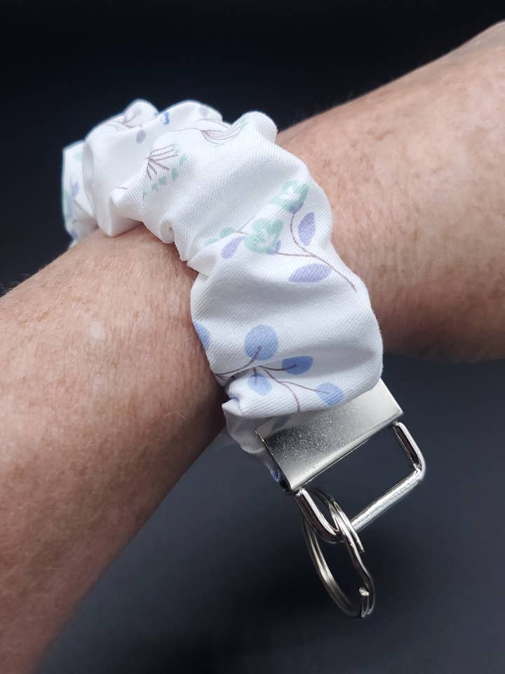 Keychain, Scrunchie Wristlet Key Ring, Car Key Holder for wholesale by Out of Spike Designs