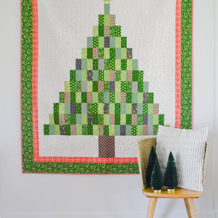 Wild Plum Lane - Wholesale Craft Sewing Kit - Let Christmas Begin Quilt Pattern - Printed4