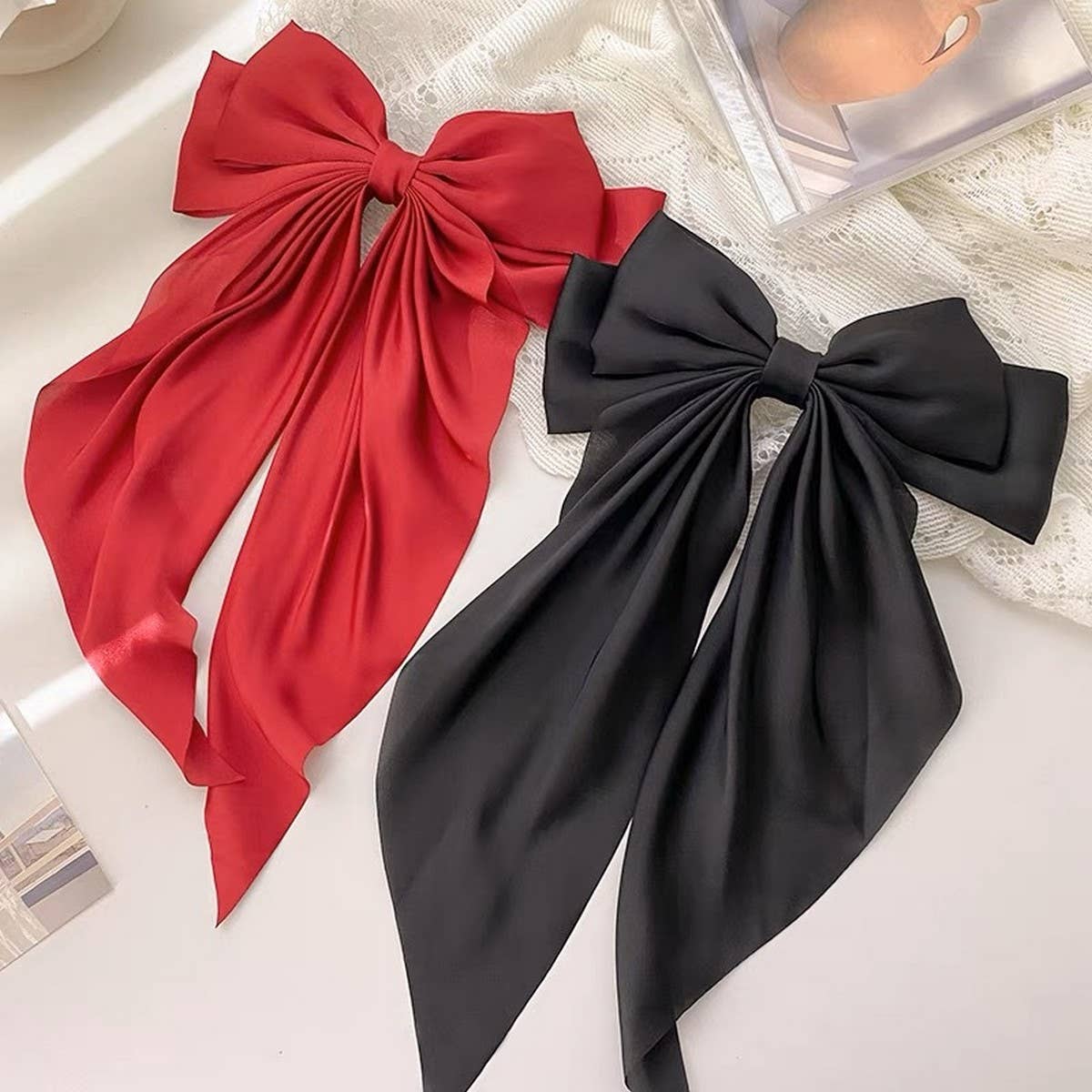NINEXIS - Wholesale Hair Bow - Women's - CWAHA1104_SIMPLE TEMPERAMENT BOW HAIR CLIP11