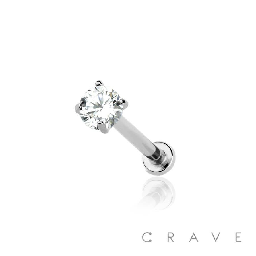 CRAVE - Venta al por mayor Pendientes de botón/aretes de poste - DISCO DE 2,5 MM DE TITANIO DE GRADO IMPLANTE CON GARRA Y ROSCA DE EMPUJE3