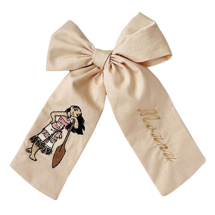 Moana Personalized Bow for wholesale by Bebe Theory
