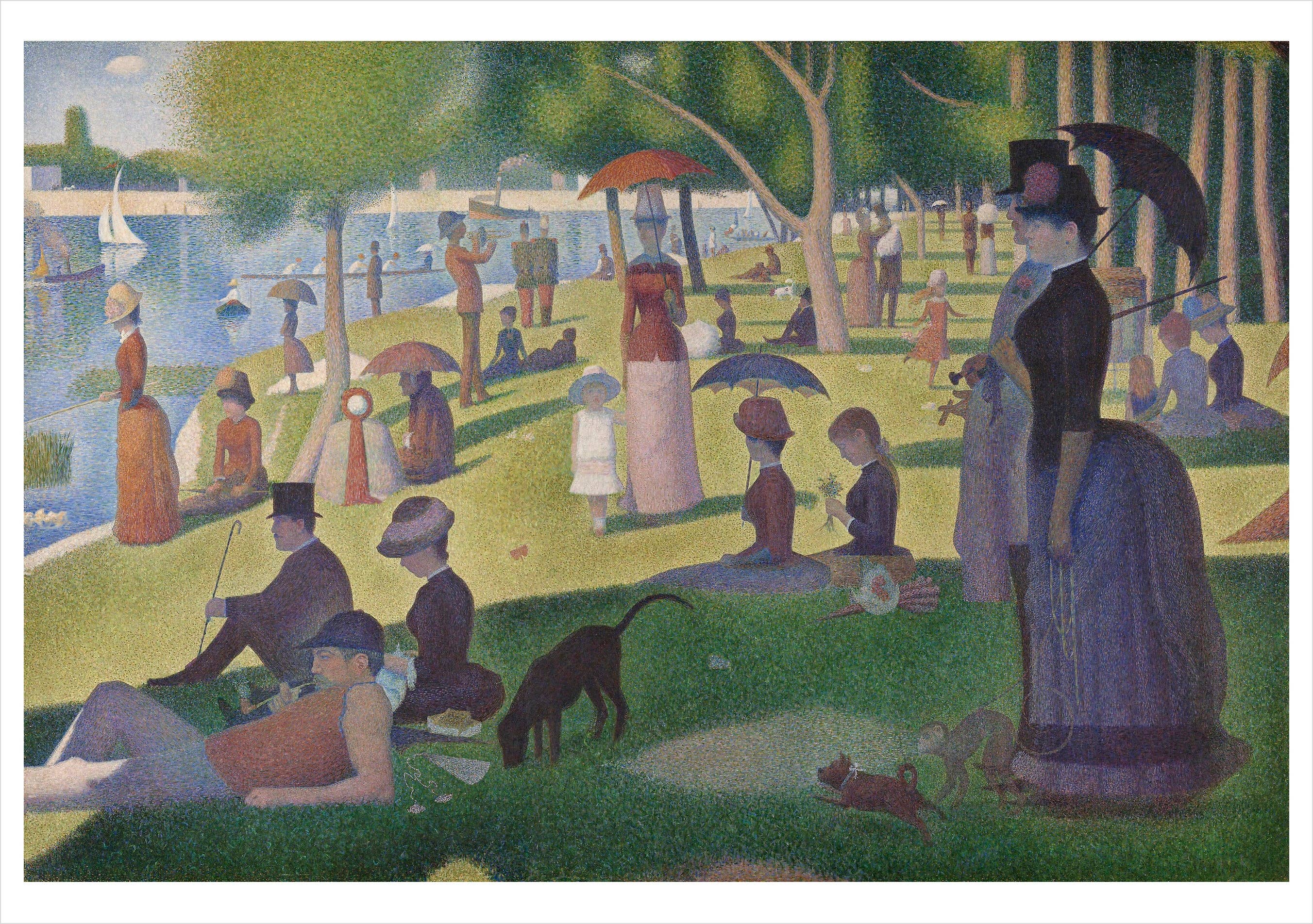 Pomegranate – wholesale Stationery/notecard set – Georges Seurat: A Sunday on La Grande Jatte Notecard0