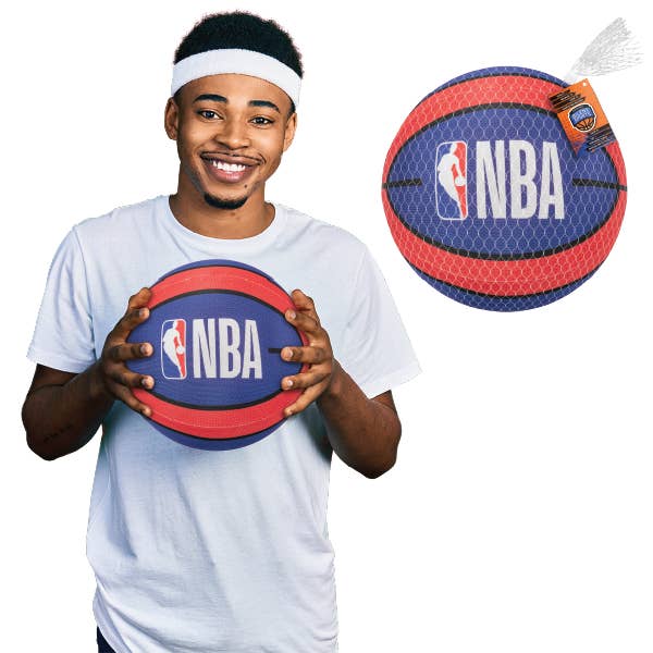 Ballon de basket silencieux avec logo NBA de Uncanny Brands pour la vente par Uncanny Brands