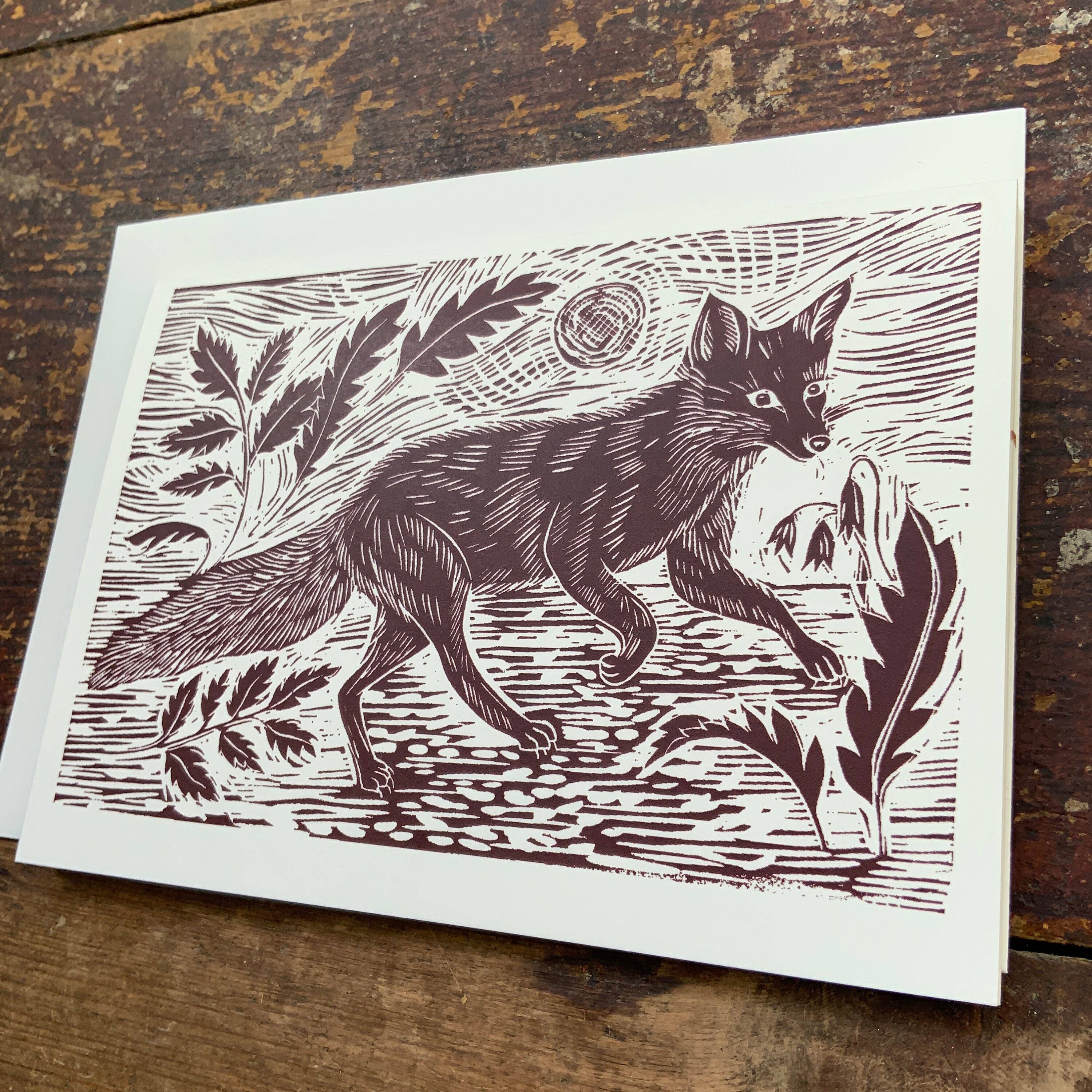 Vivienne Keable - Wholesale Everyday Greeting Card - Fox Art Card - Greeting Card - Birthday Card - Nature Card -1
