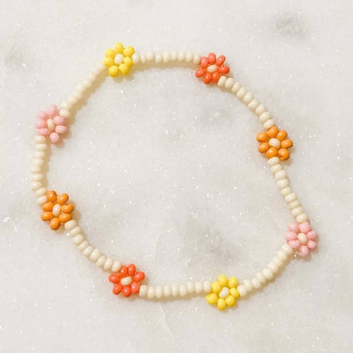 Hippie armband/enkelbandje voor wholesale door Dainty Daisy Bead Co.