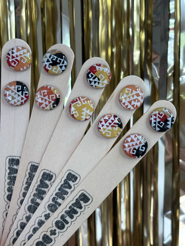 Beth studs 1.5cm for wholesale by The Dusty Collective