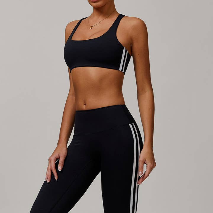 WONDERXFANS – wholesale Sports bra – Women's – Nude Racerback contrast color yoga bra2