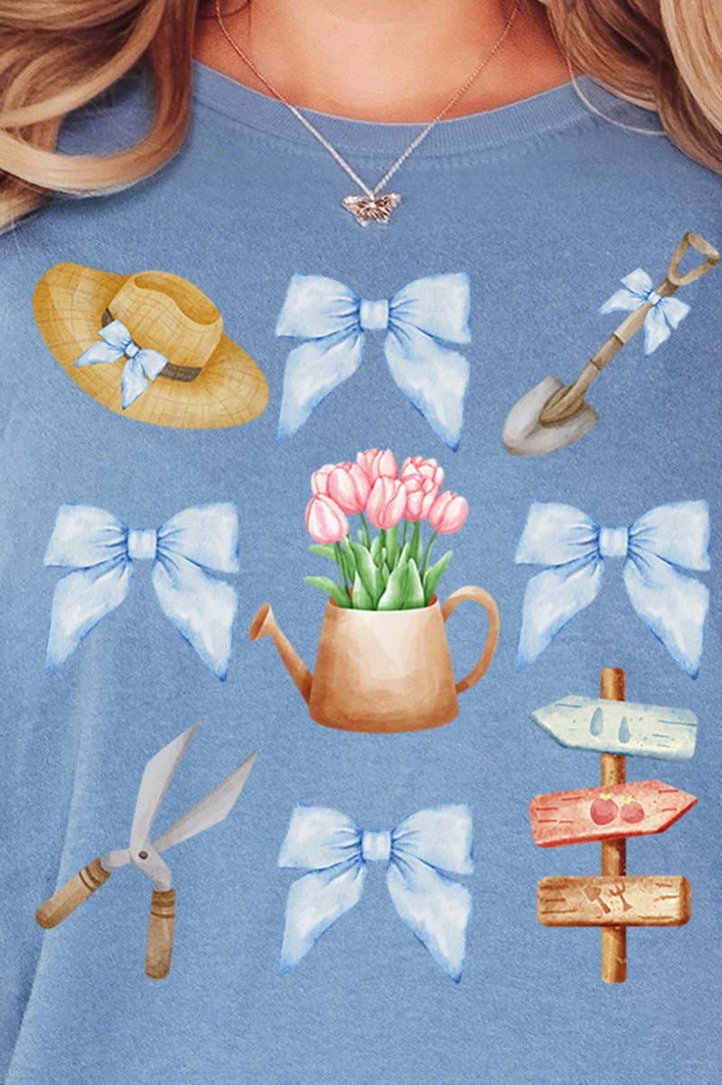 Wholesale Accessory Market - Wholesale Screen Printed T-Shirt - Women's - All Things Gardening Comfort Colors Adult Ring-Spun Cotton Tee12