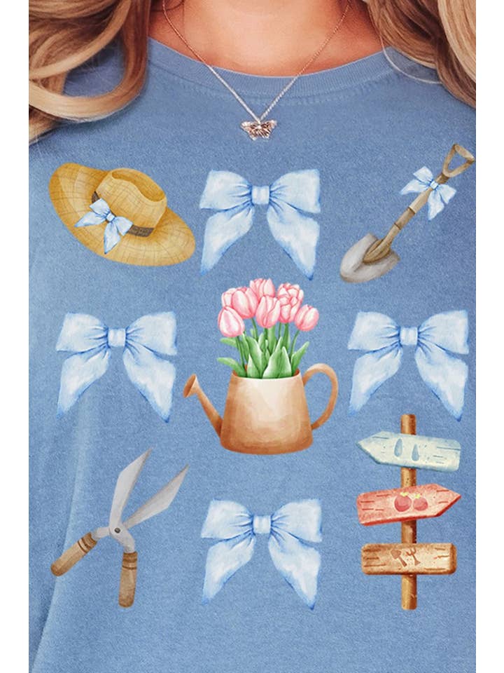 Wholesale Accessory Market - Wholesale Screen Printed T-Shirt - Women's - All Things Gardening Comfort Colors Adult Ring-Spun Cotton Tee12