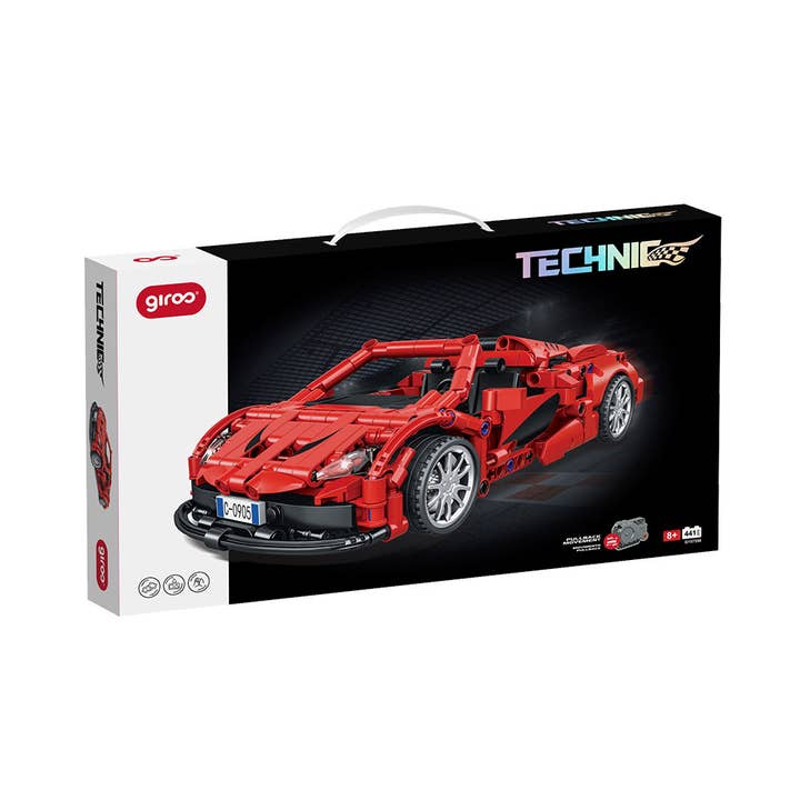 Technic Racing Car Pullback Red 8+ Connections Spins for wholesale by AJ Aguiar