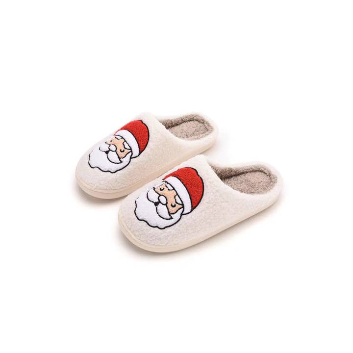 Shop Lev - Wholesale Slippers - Women's - Christmas Themed Soft Fluffy Comfy Warm House Slipper